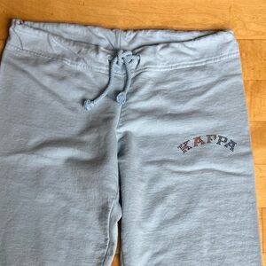Kappa Kappa Gamma light blue wide leg sweatpants Bella brand size Small